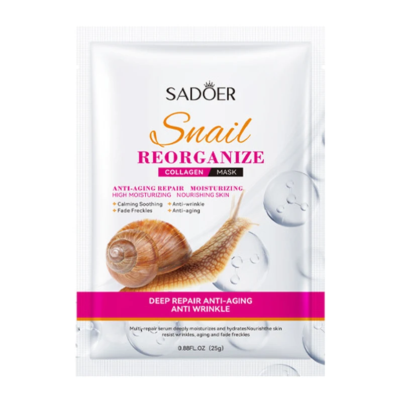 Snail Collagen Face Mask (5pcs) - Image 2