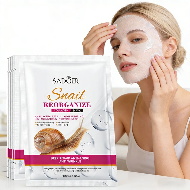 Snail Collagen Face Mask (5pcs)